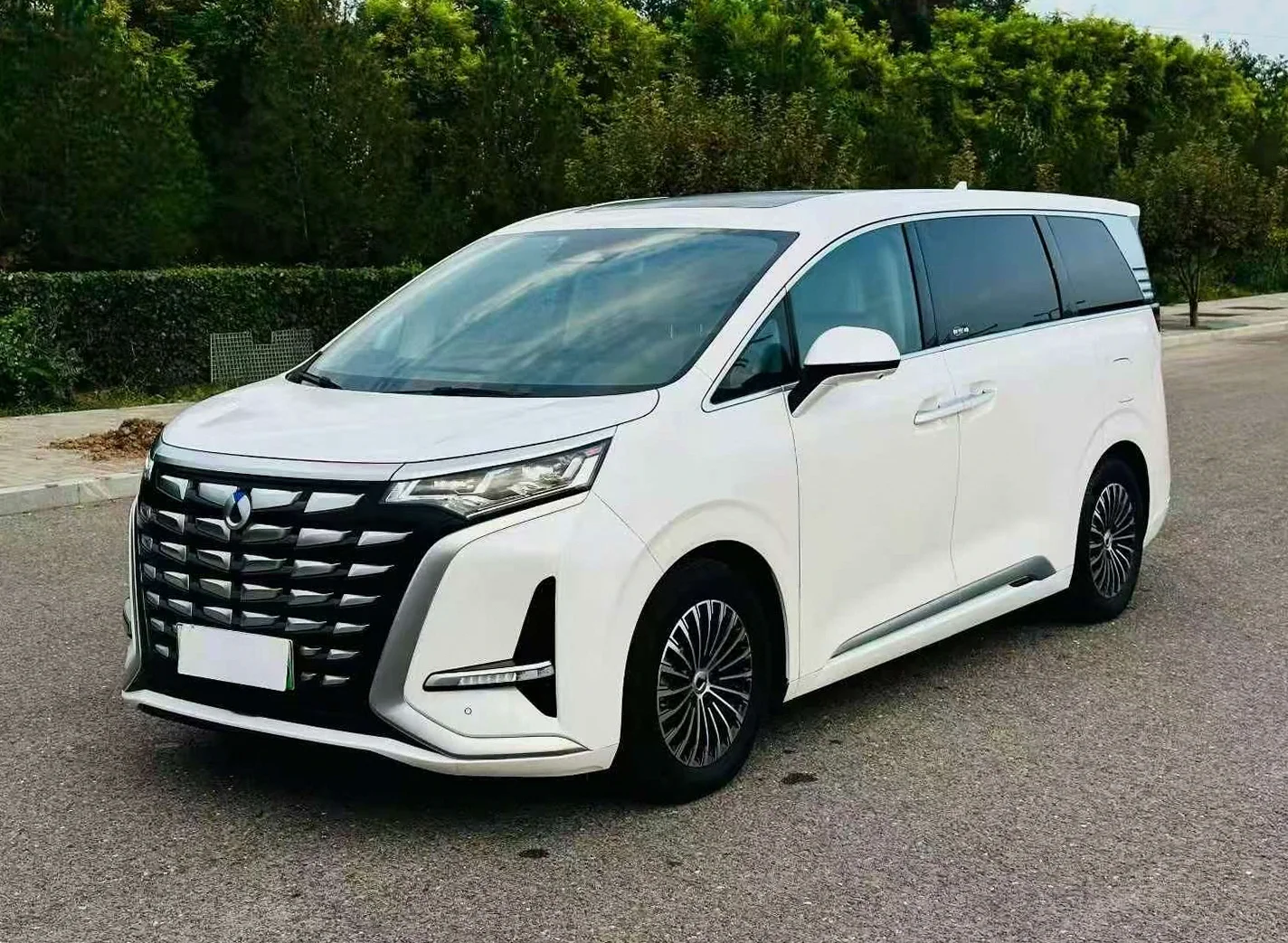 腾势D9 正面外观三