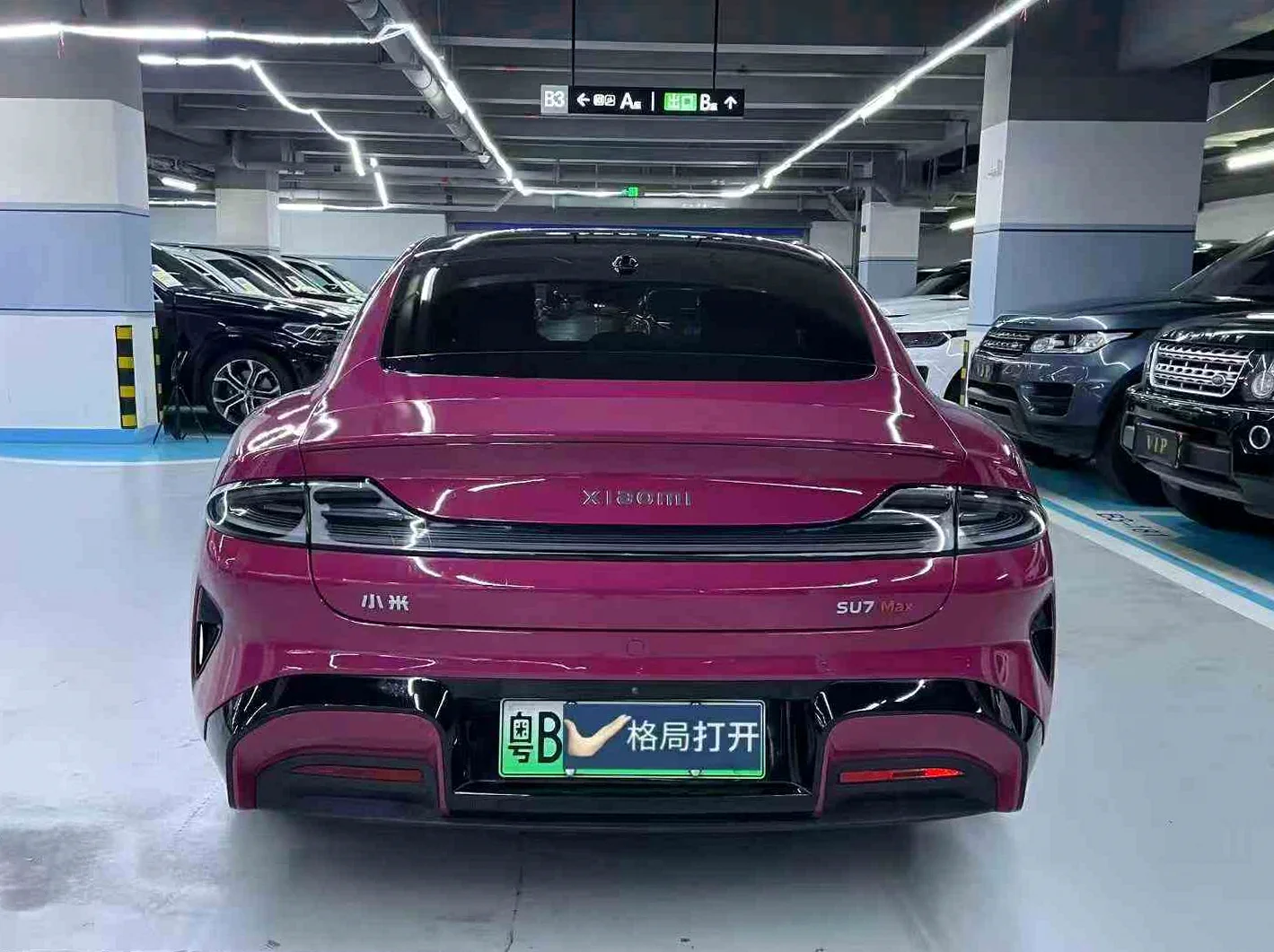 小米SU7 驾驶室