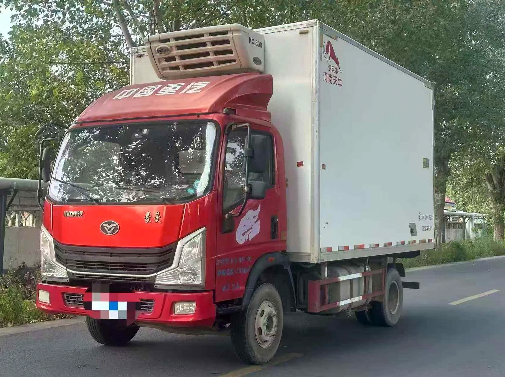 货车东风风光580/(EV) 正面外观三
