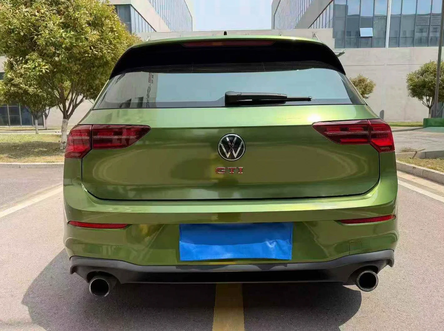 大众高尔夫 后面外观一