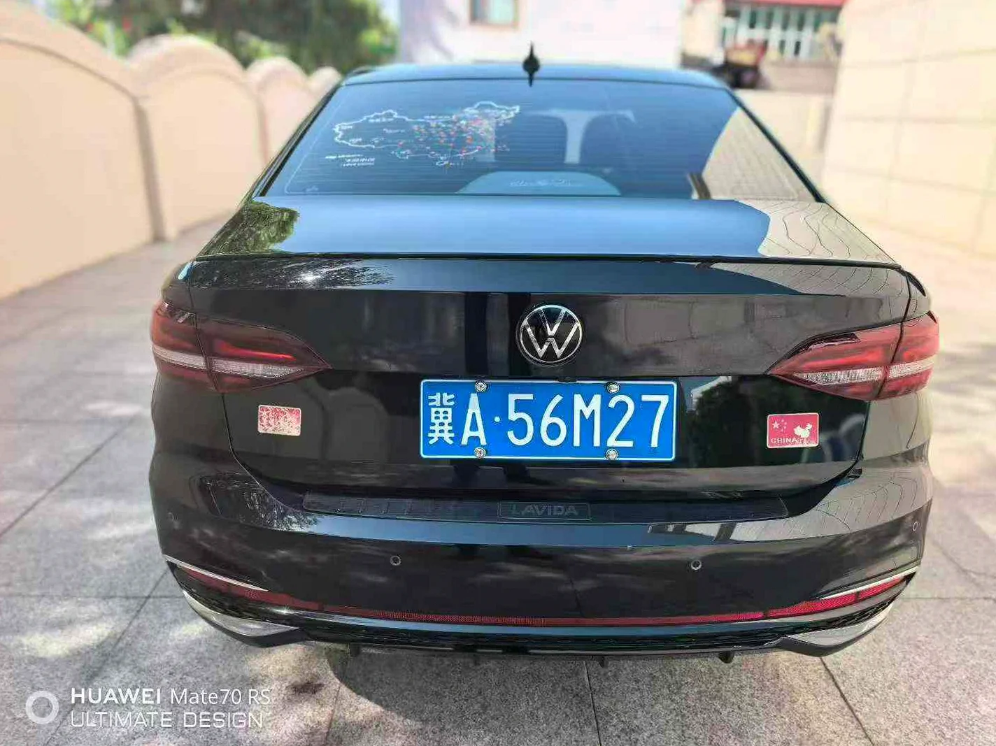 大众朗逸 后面外观一