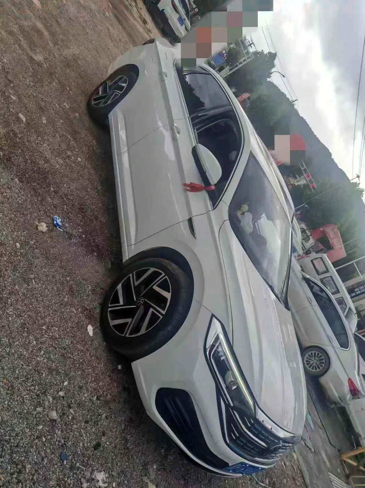 大众速腾 后面外观一