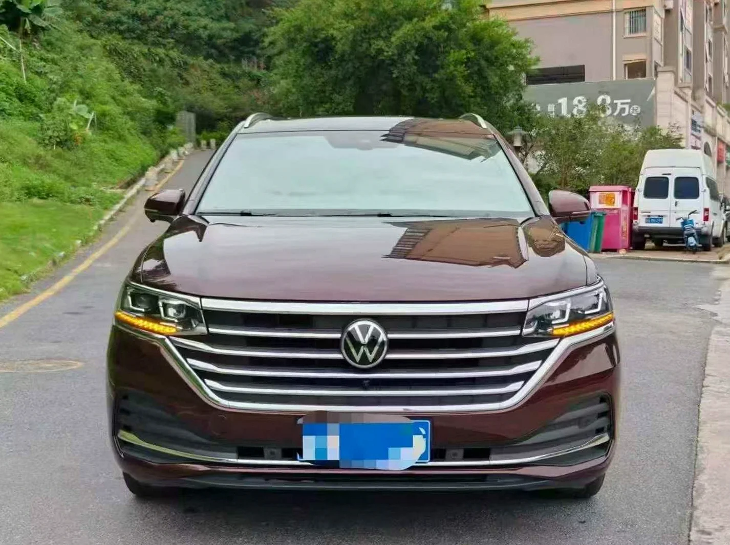 大众威然 正面外观二