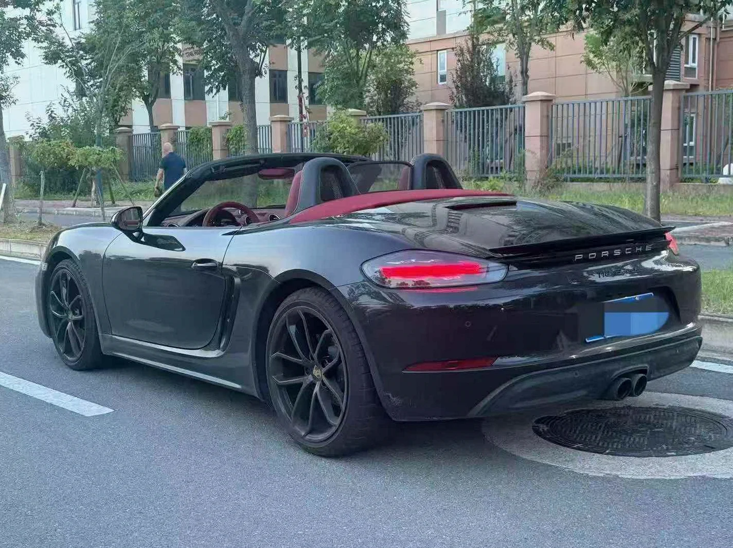保时捷Boxster 后面外观一