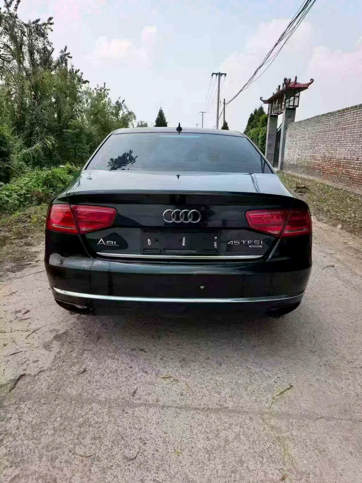 奥迪A8L 后面外观三