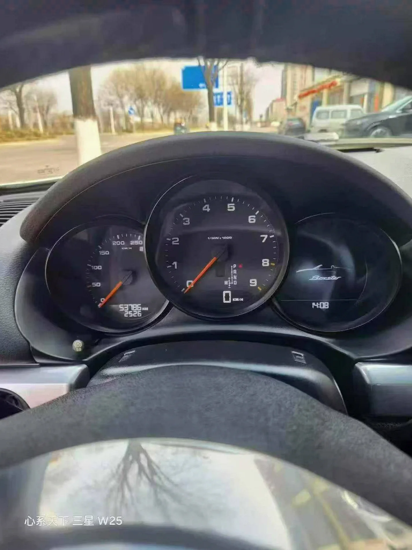 保时捷Boxster 内饰前排