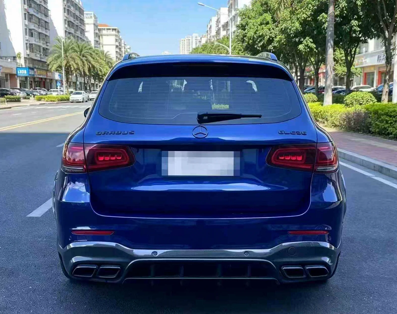 奔驰AMG 内饰后排