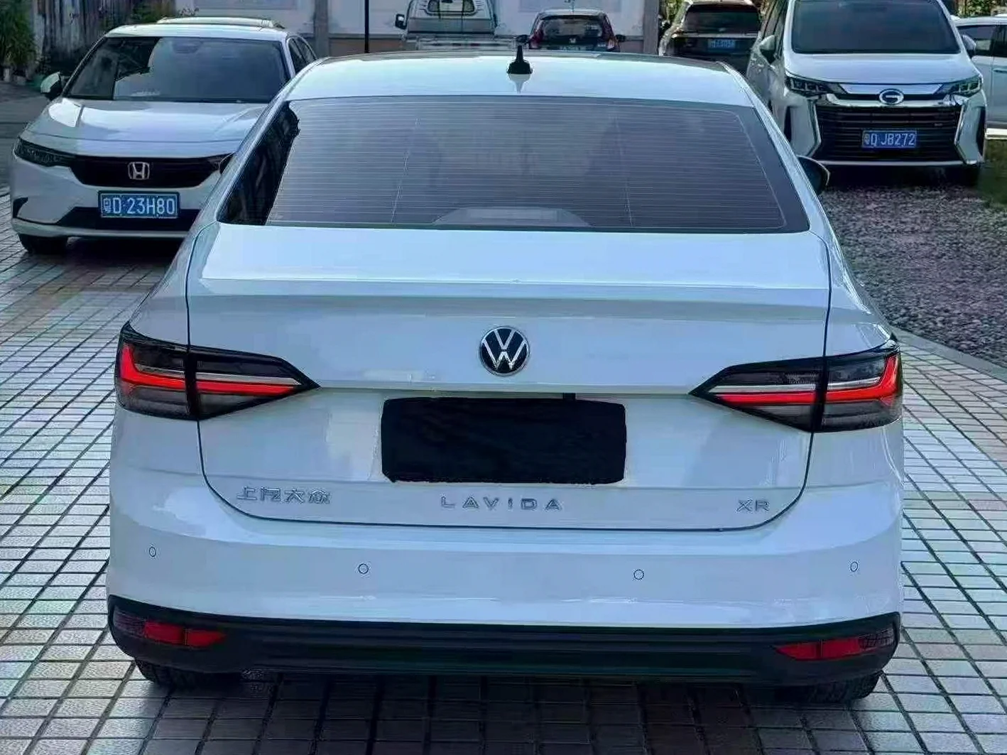 大众朗逸 后面外观一