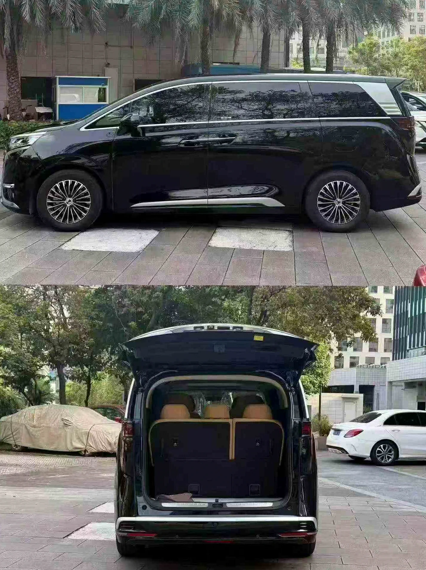 腾势D9 后面外观二