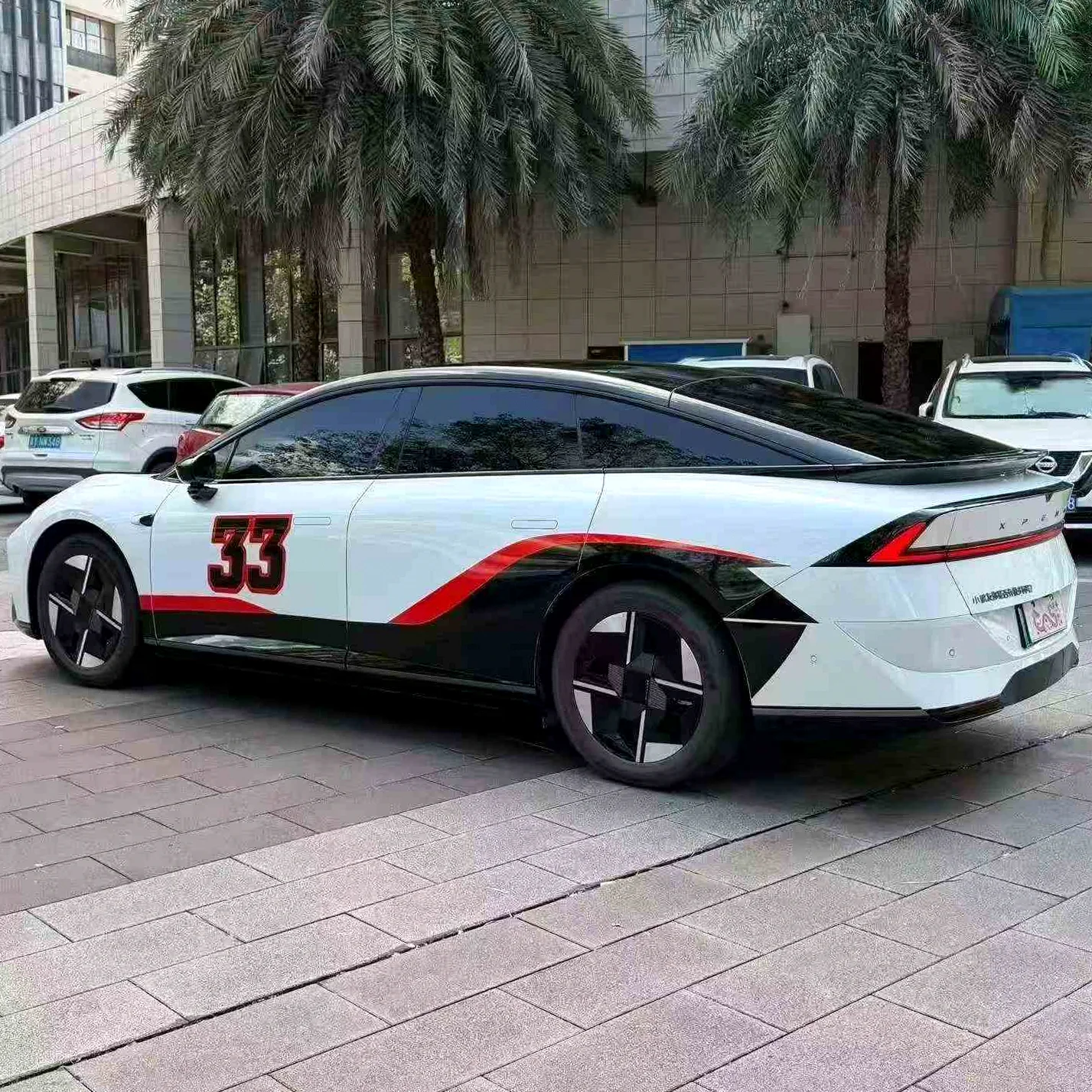 小鹏汽车p7 后面外观三