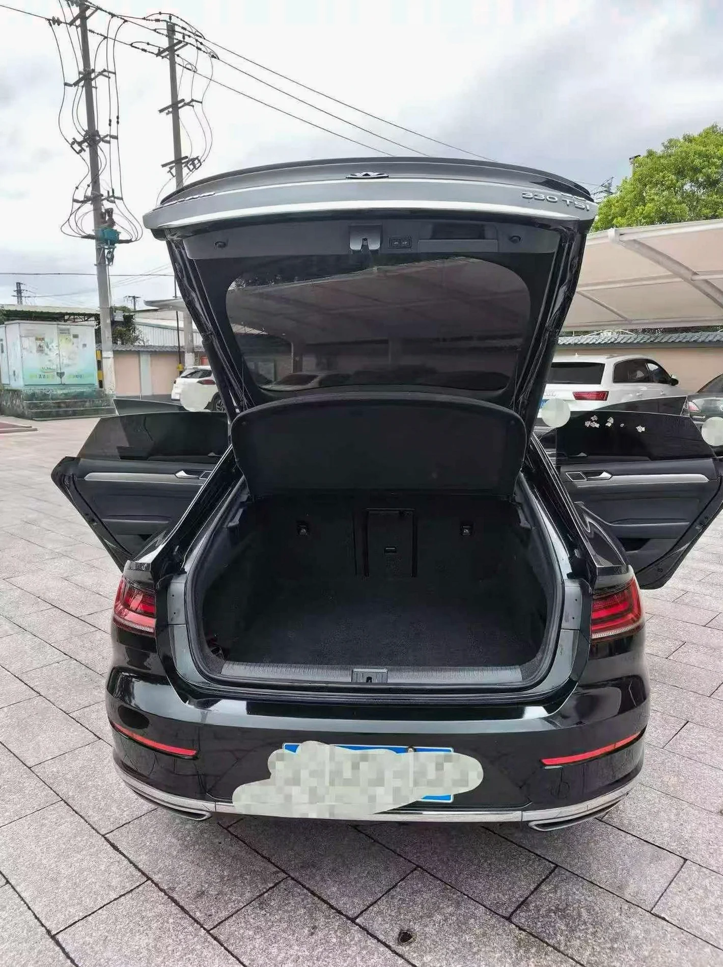 大众CC 后面外观一