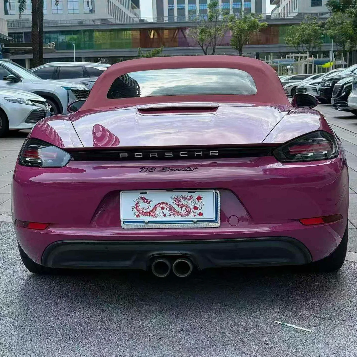 保时捷Boxster 内饰后排