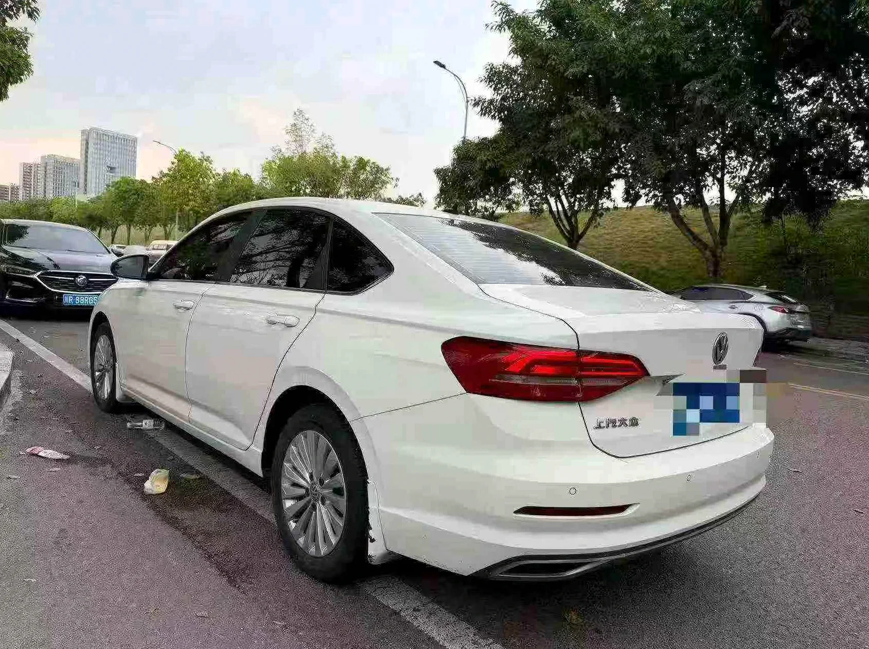 大众朗逸 后面外观二