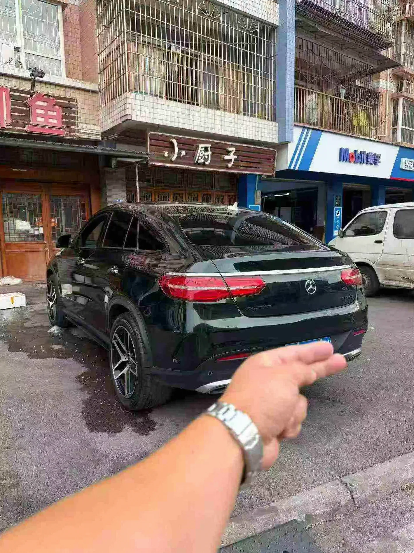 奔驰GLE 内饰前排