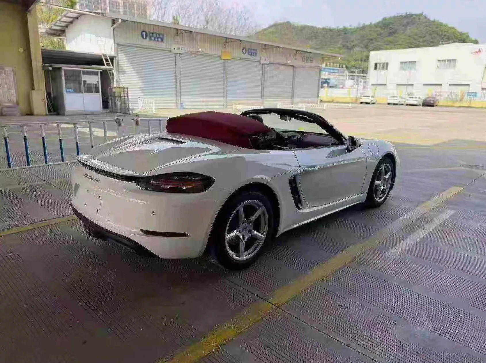保时捷Boxster 后面外观一