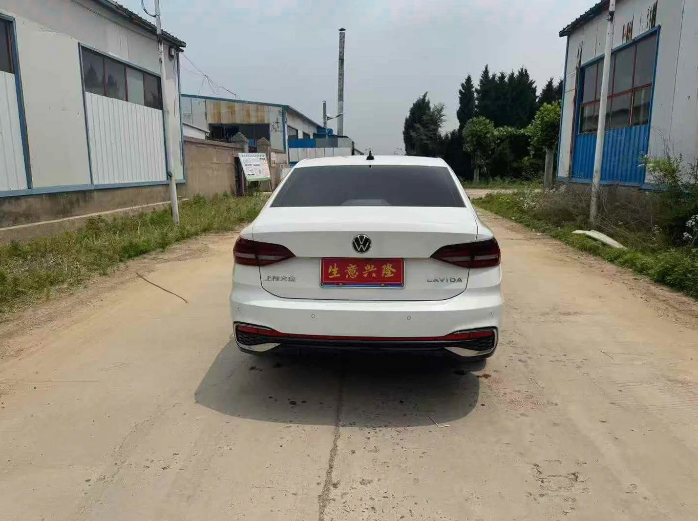 大众朗逸 后面外观二