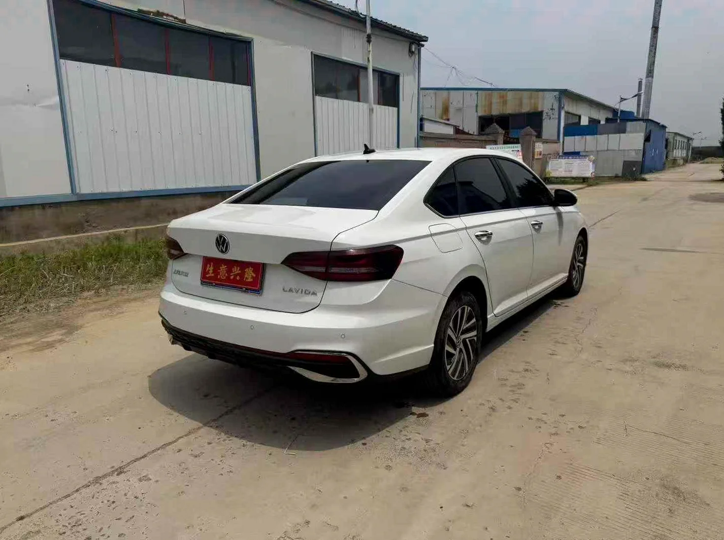 大众朗逸 后面外观三