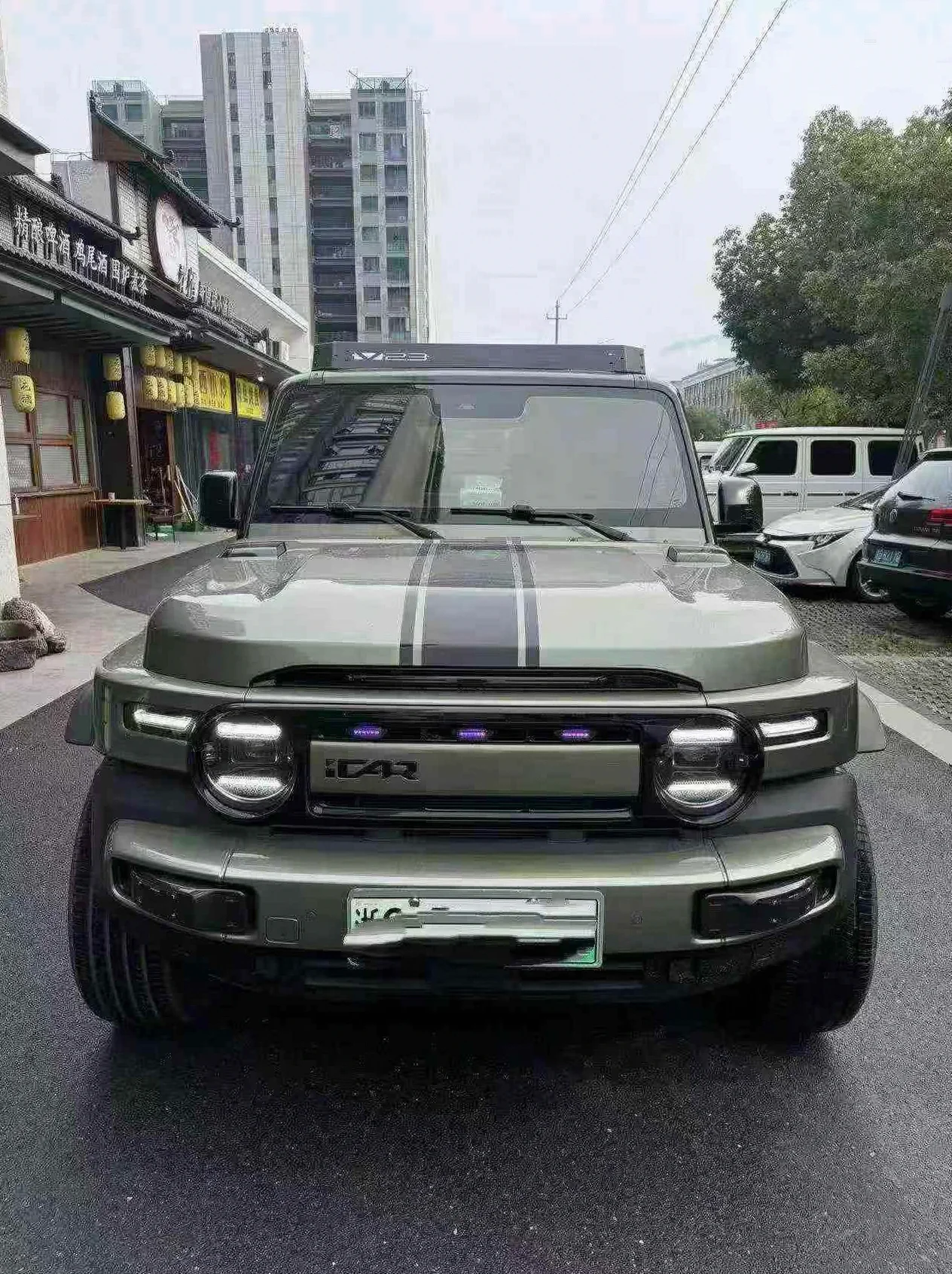 奇瑞ICAR 后面外观一
