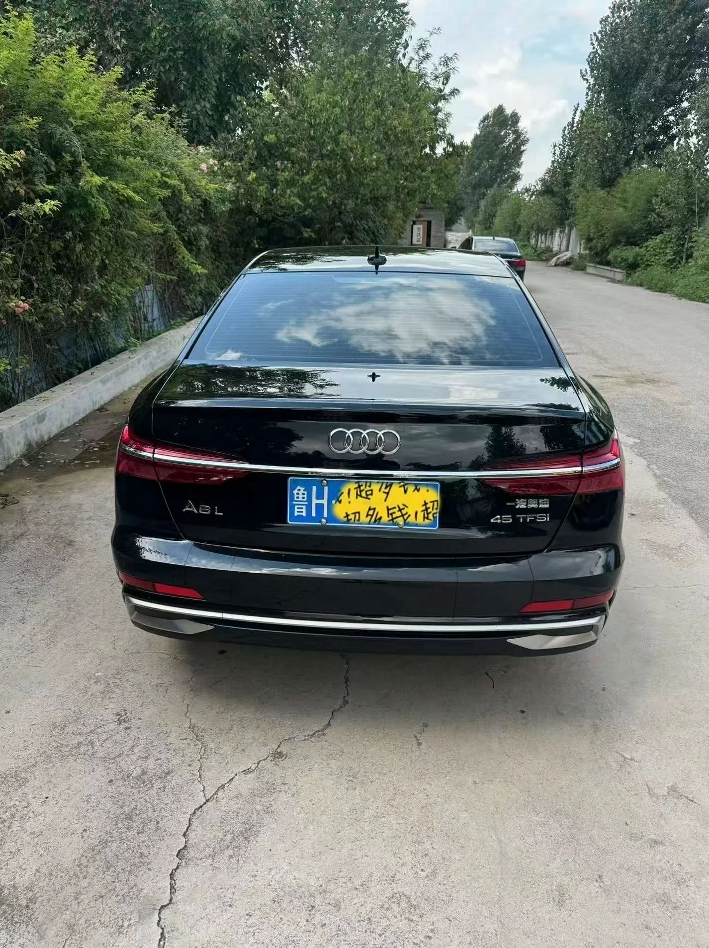 奥迪A6L 后面外观一