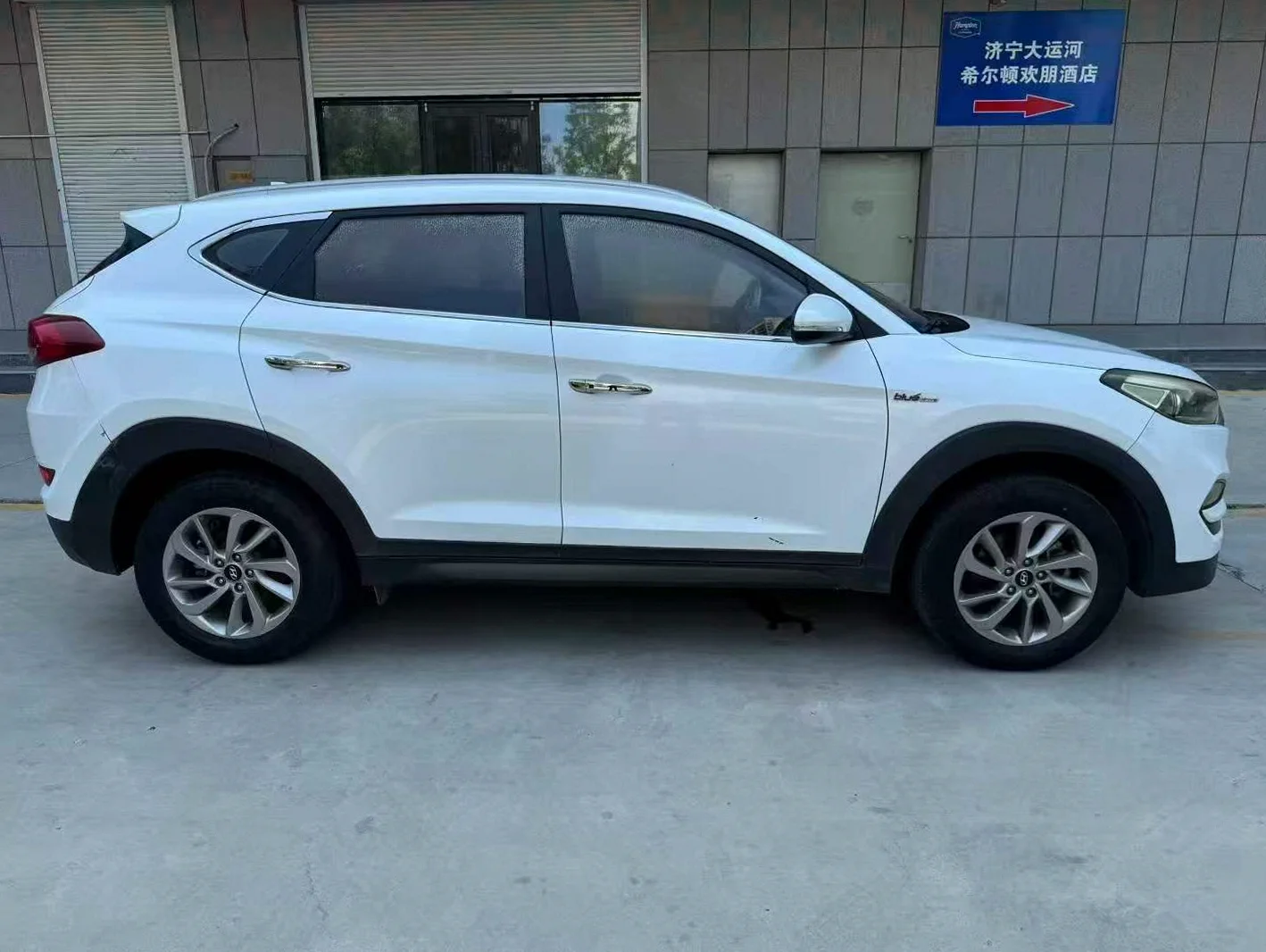 现代途胜 后面外观一