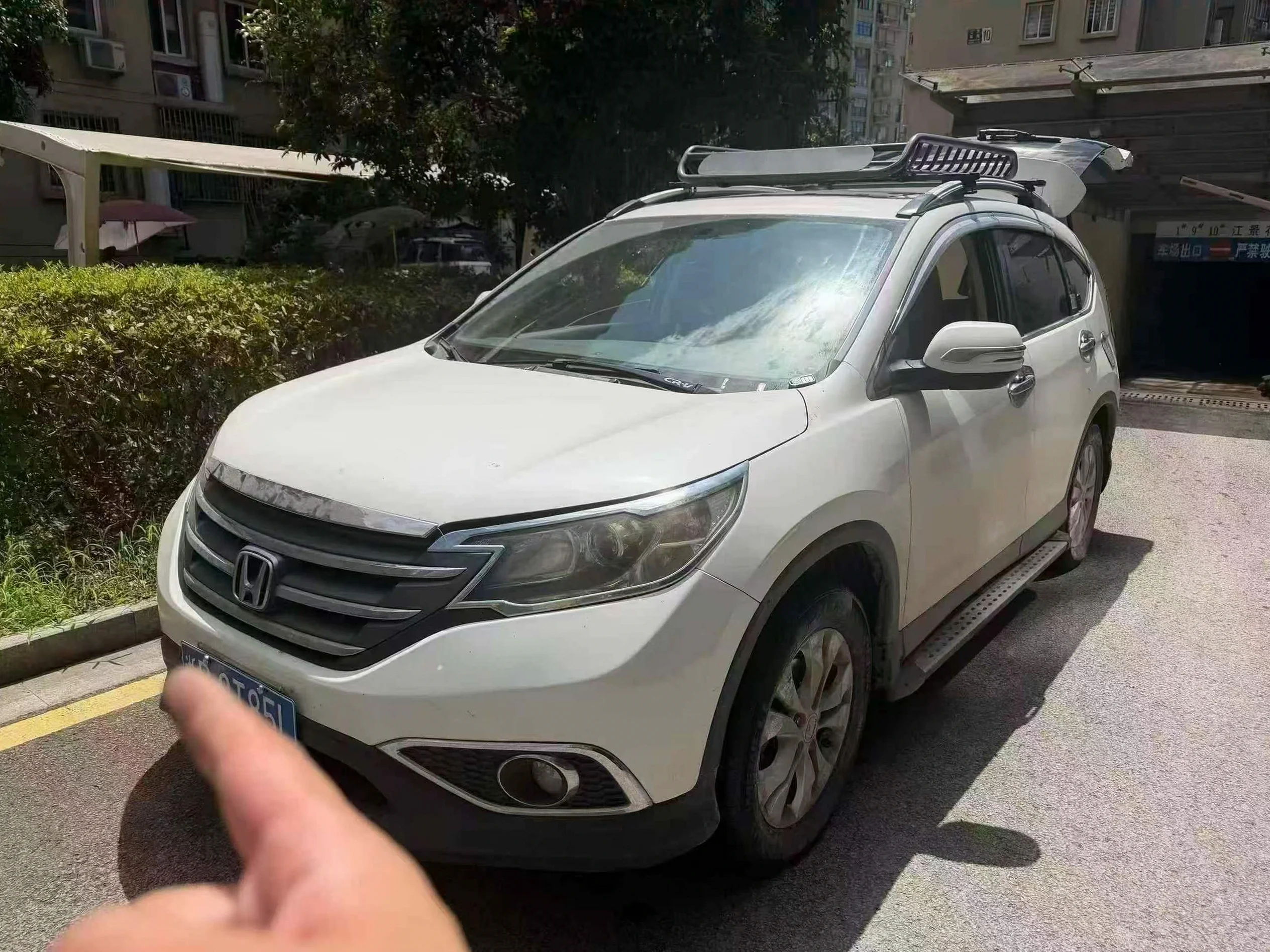 本田CRV 正面外观二