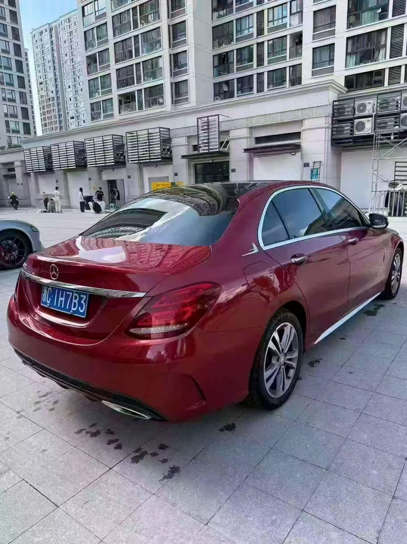 奔驰C 内饰前排