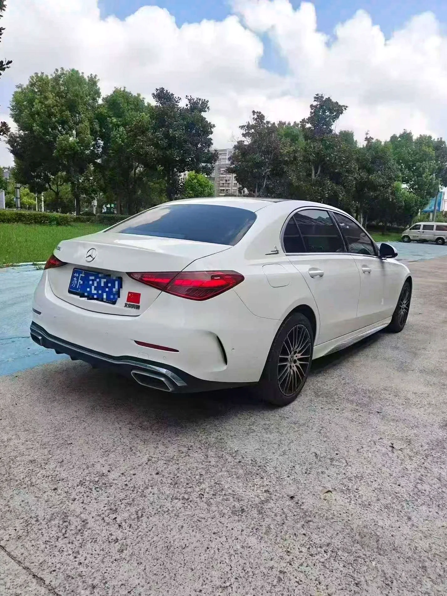 奔驰C 内饰前排